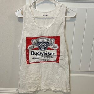 Budweiser Red and Blue Logo Tank